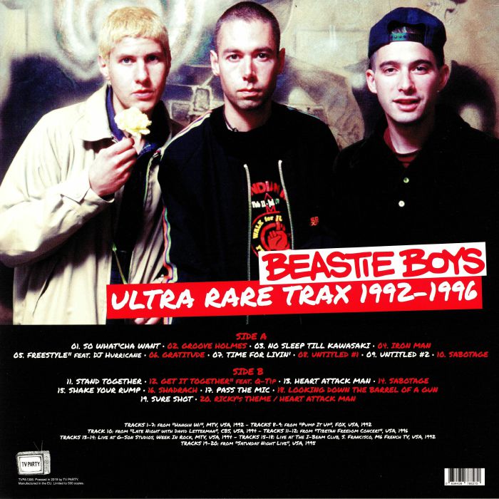 BEASTIE BOYS - Ultra Rare Trax 1992-96