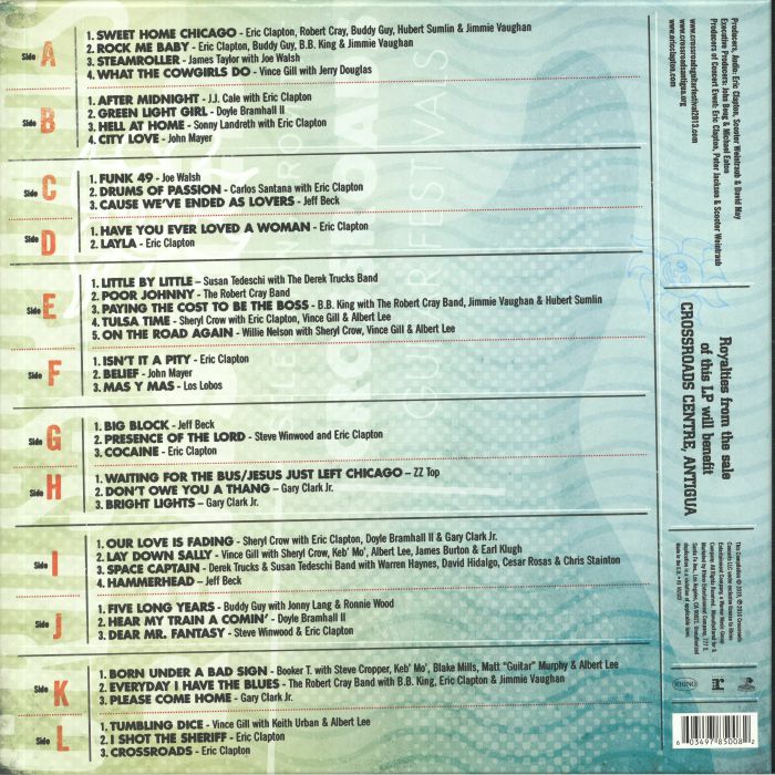 CLAPTON, Eric/VARIOUS - Crossroads Revisited: Selections From The Crossroads Guitar Festivals