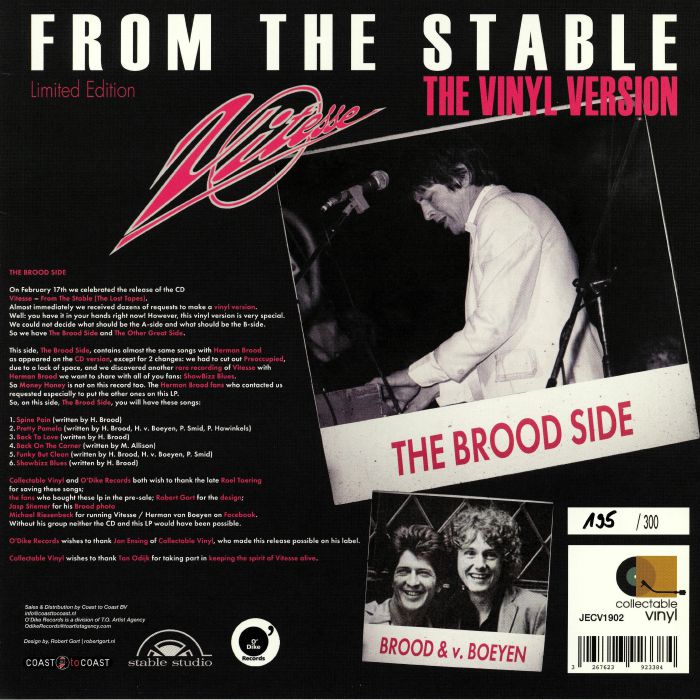 VITESSE - From The Stable: The Vinyl Version