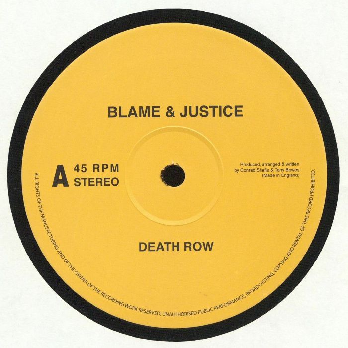 BLAME/JUSTICE - Death Row
