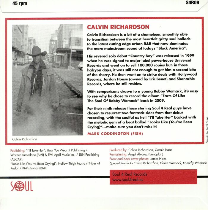 calvin richardson new album