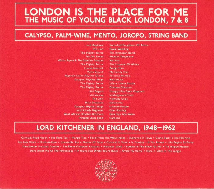 Lord Kitchener Various London Is The Place For Me 7 8 Vinyl At