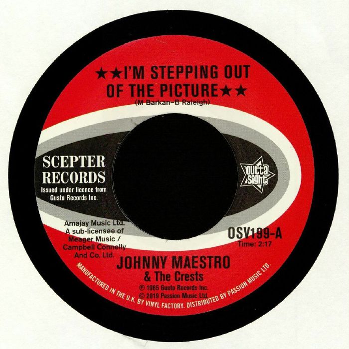 MAESTRO, Johnny/THE CRESTS - I'm Stepping Out Of The Picture (reissue)