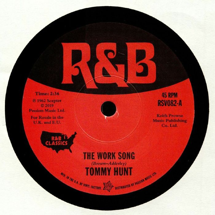 HUNT, Tommy/OSCAR BROWN JR - The Work Song