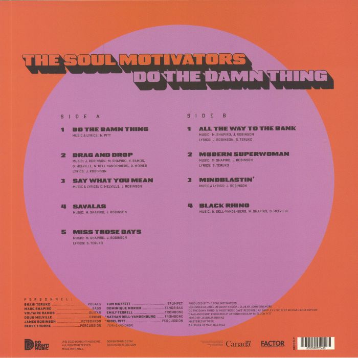 SOUL MOTIVATORS, The - Do The Damn Thing