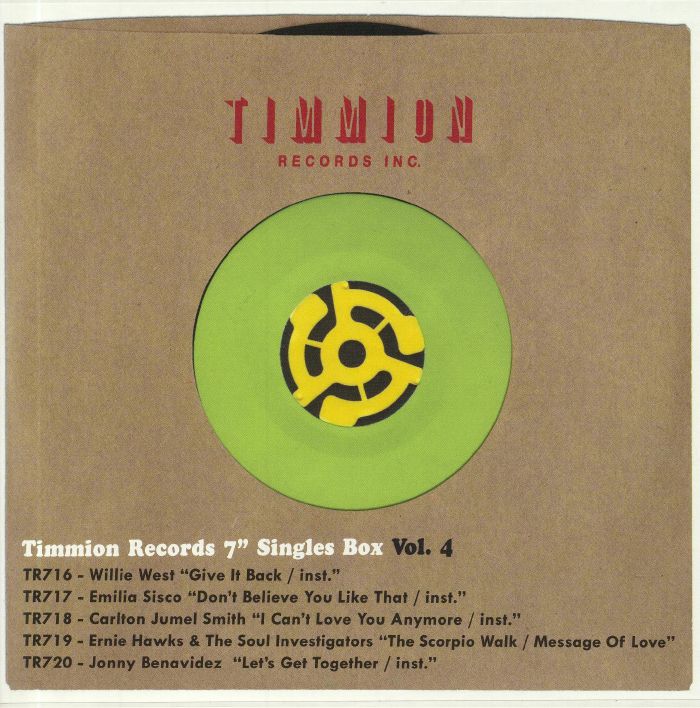 VARIOUS - Timmion Records 7" Singles Box Vol 4