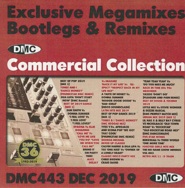 VARIOUS - DMC Commercial Collection December 2019: Exclusive Megamixes Bootlegs & Remixes (Strictly DJ Only)