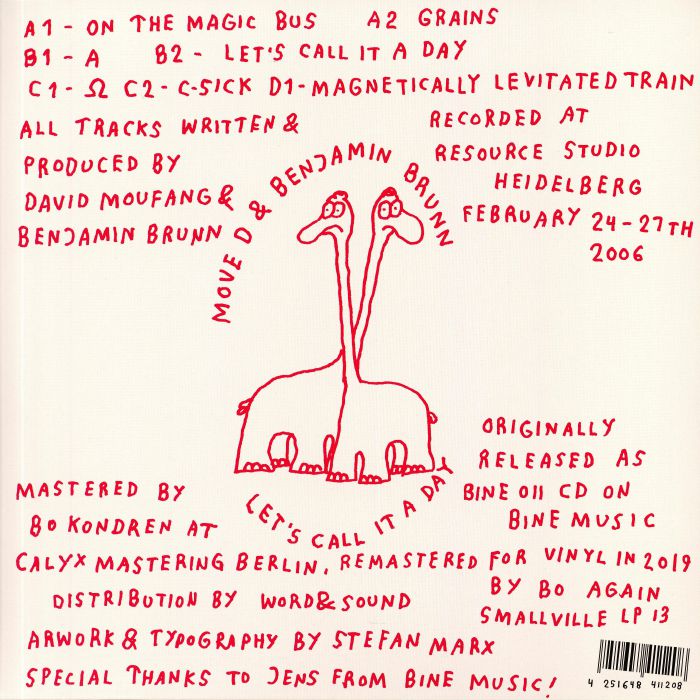 MOVE D/BENJAMIN BRUNN - Let's Call It A Day