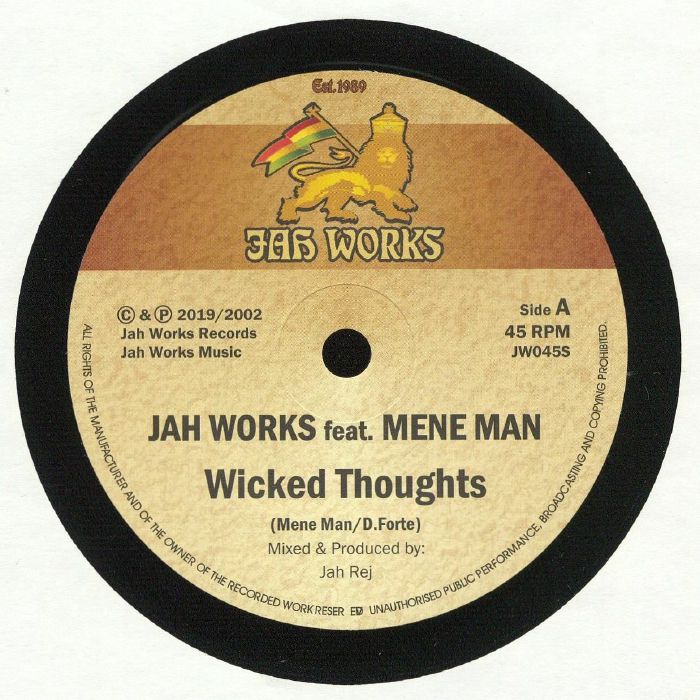 JAH WORKS/JAH REJ - Wicked Thoughts