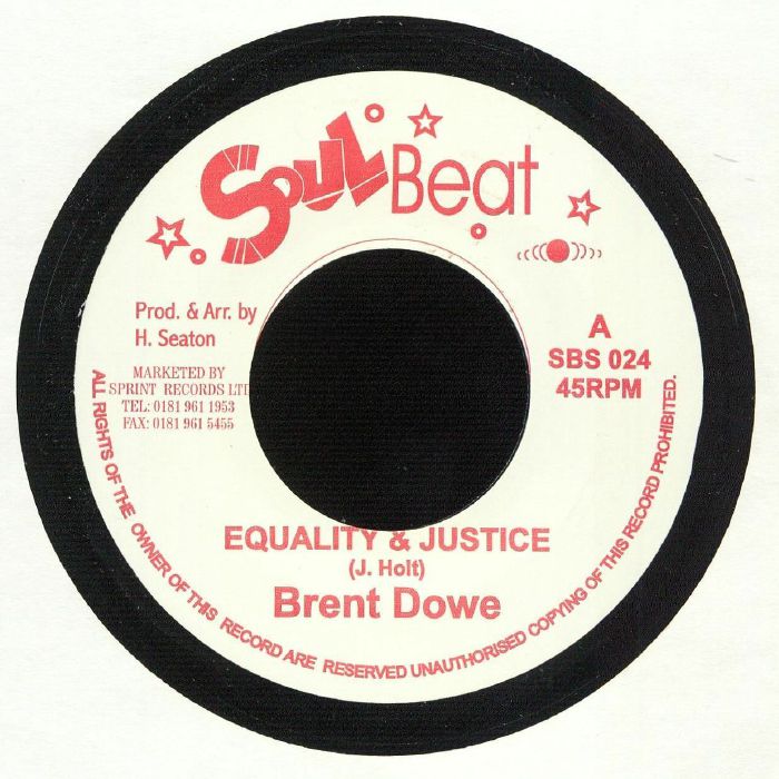 DOWE, Brent - Equality & Justice
