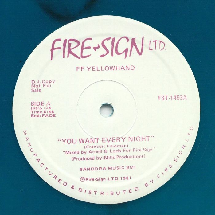 FF YELLOWHAND - You Want Every Night (reissue)