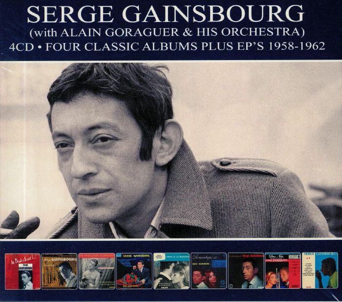 GAINSBOURG, Serge - Four Classic Albums Plus EPs 1958-1962
