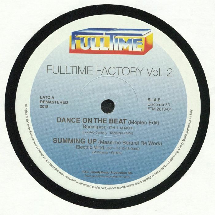 BOEING/ELECTRIC MIND/MAURICE McGEE/ORLANDO JOHNSON - Fulltime Factory Vol 2 (reissue)