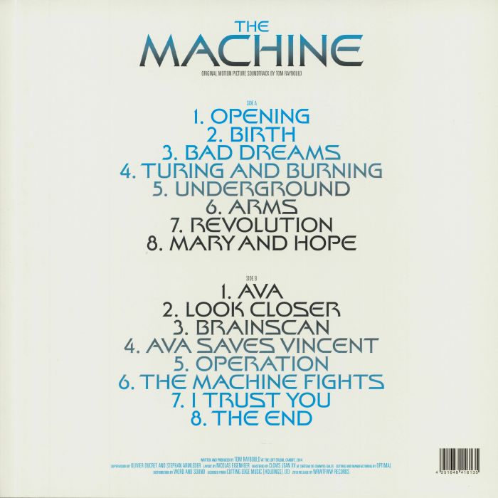 Tom RAYBOULD The Machine (Soundtrack) Vinyl at Juno Records.