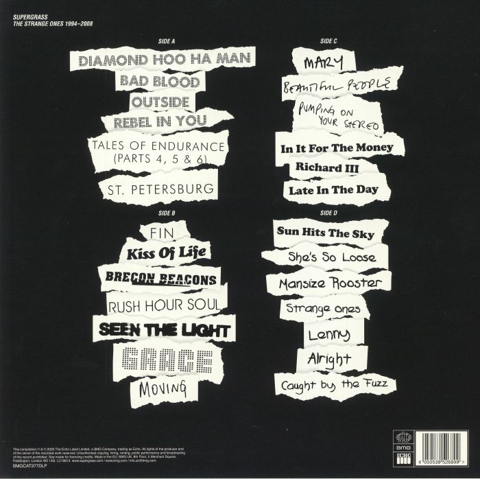 SUPERGRASS - The Strange Ones: 1994-2008