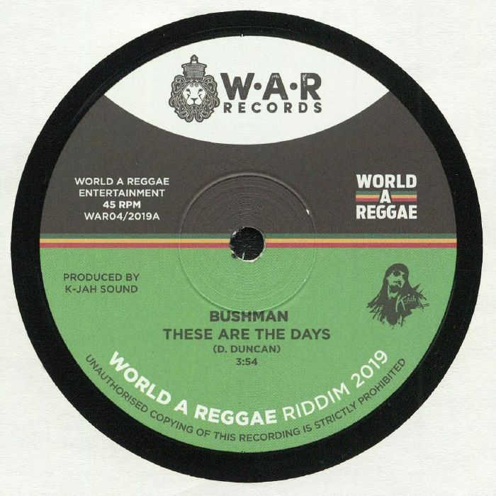 BUSHMAN/CHRISTOS DC - These Are The Days