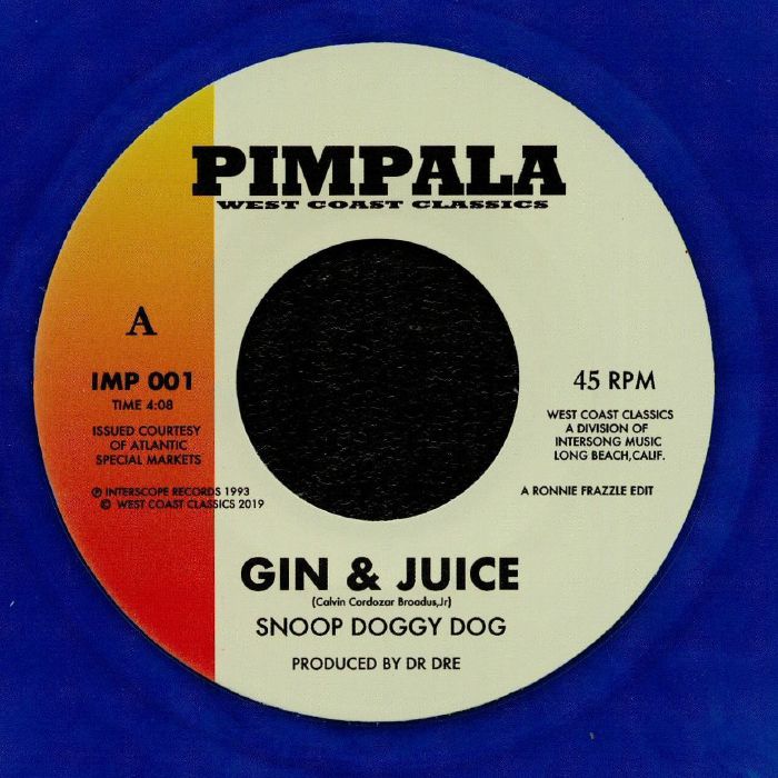 SNOOP DOGGY DOGG/DJ QUIK - Gin & Juice (reissue)