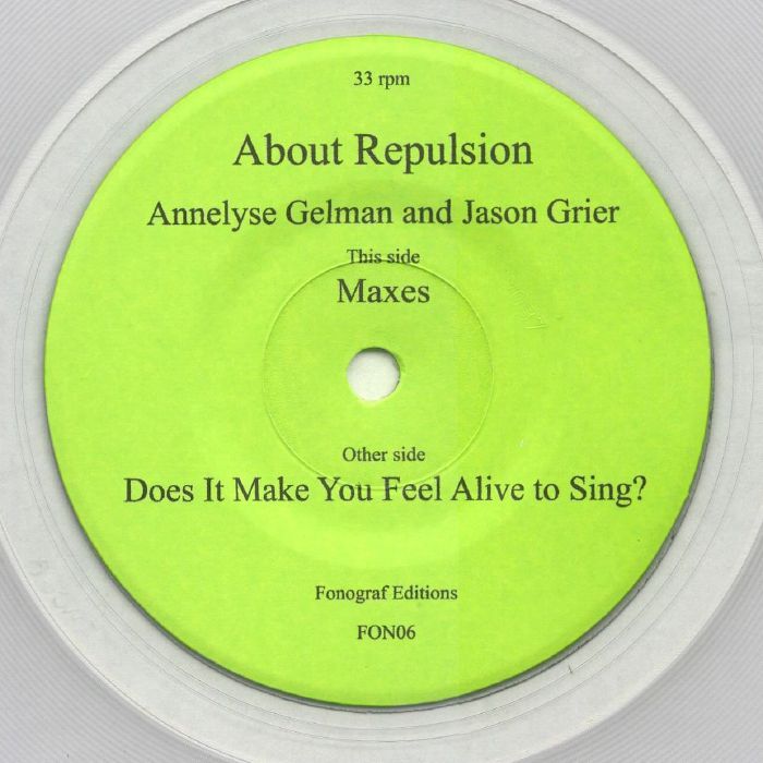 GELMAN, Annelyse/JASON GRIER - About Repulsion