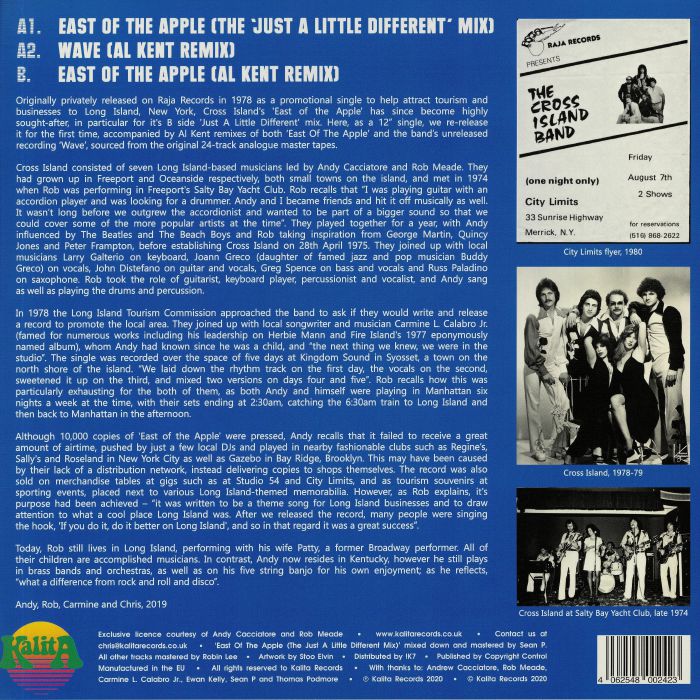 CROSS ISLAND - East Of The Apple
