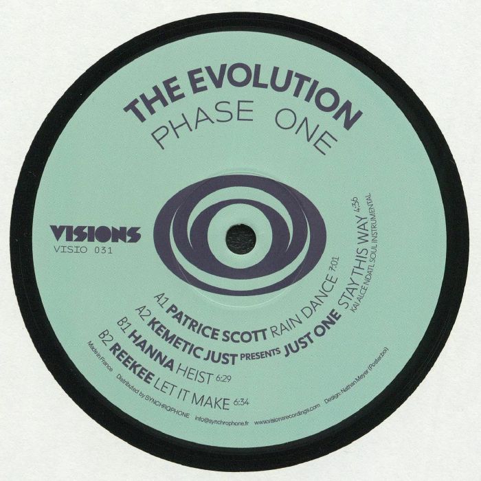 SCOTT, Patrice/KEMETIC JUST presents JUST ONE/HANNA/REEKEE - The Evolution Phase One