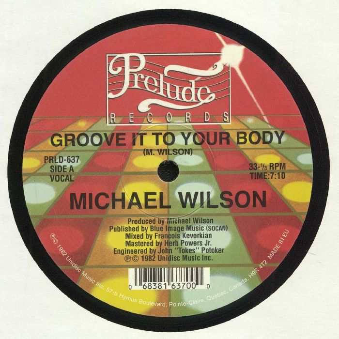 WILSON, Michael - Groove It To Your Body (reissue)