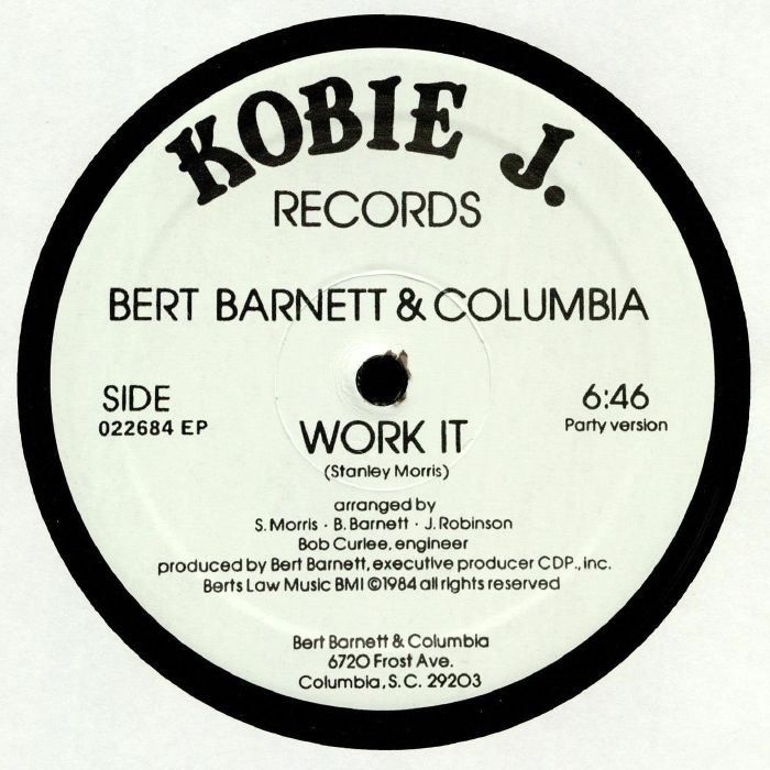 BARNETT, Bert/COLUMBIA - Work It