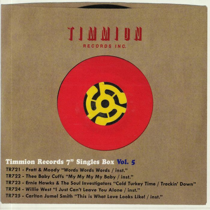 VARIOUS - Timmion Records 7" Singles Box Vol 5