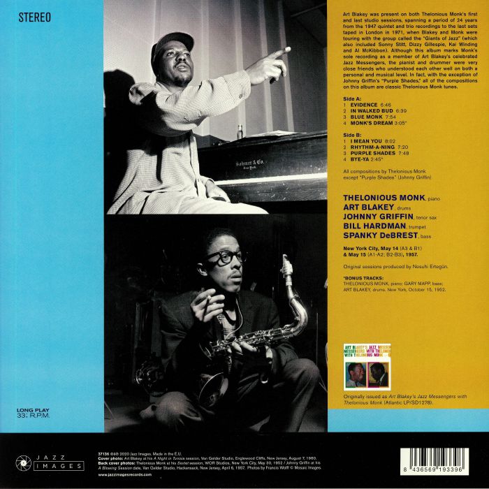 BLAKEY, Art/THELONIOUS MONK - Jazz Connection