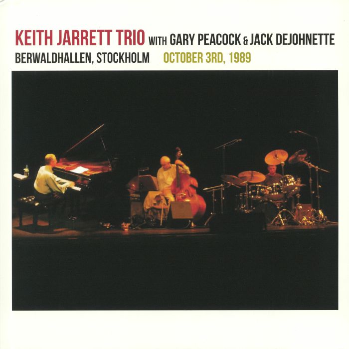 KEITH JARRETT TRIO with GARY PEACOCK/JACK DEJOHNETTE - Berwardhallen Stockholm October 3rd 1989
