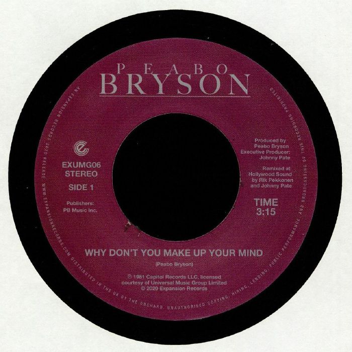 BRYSON, Peabo - Why Don't You Make Up Your Mind