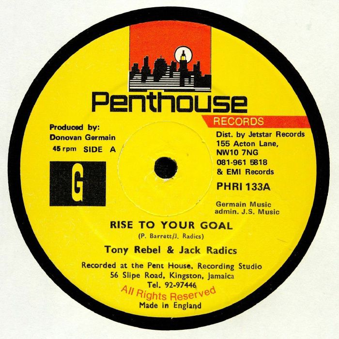 TONY REBEL & JACK RADICS - Rise To Your Goal