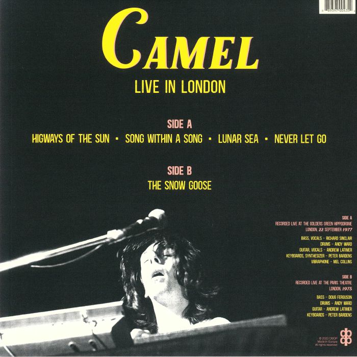 CAMEL Live In London Vinyl at Juno Records.