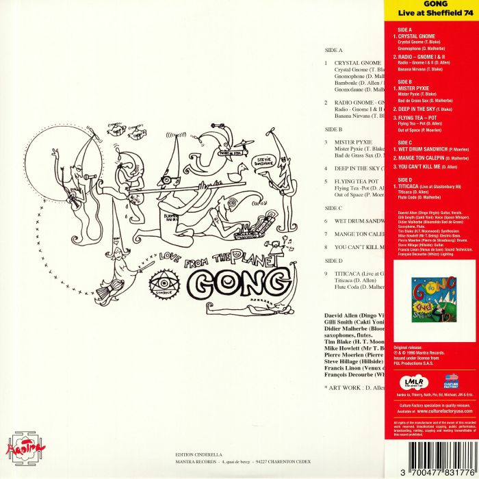 GONG Live! At Sheffield 1974 (Record Store Day 2020) Vinyl at Juno Records.