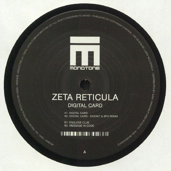 ZETA RETICULA - Digital Card (Exzakt & BFX mix)