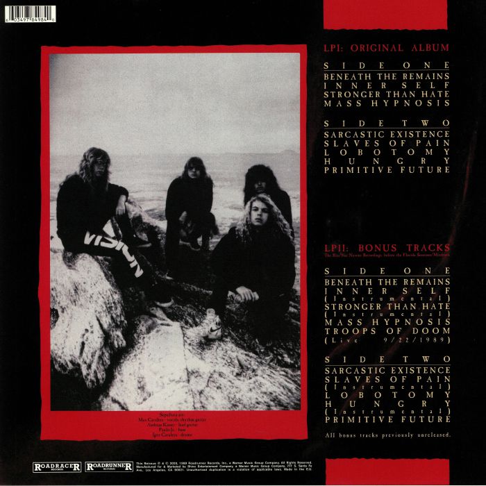 SEPULTURA - Beneath The Remains (Deluxe Edition)