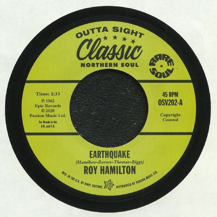 HAMILTON, Roy/H B BARNUM - Earthquake