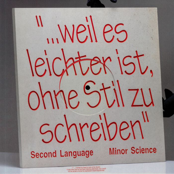 MINOR SCIENCE - Second Language