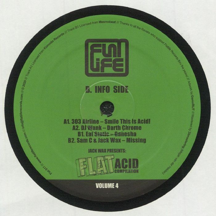 303 AIRLINE/DJ WANK/EAT STATIC/SAM C/JACK WAX - Flat Acid Compilation Volume 4
