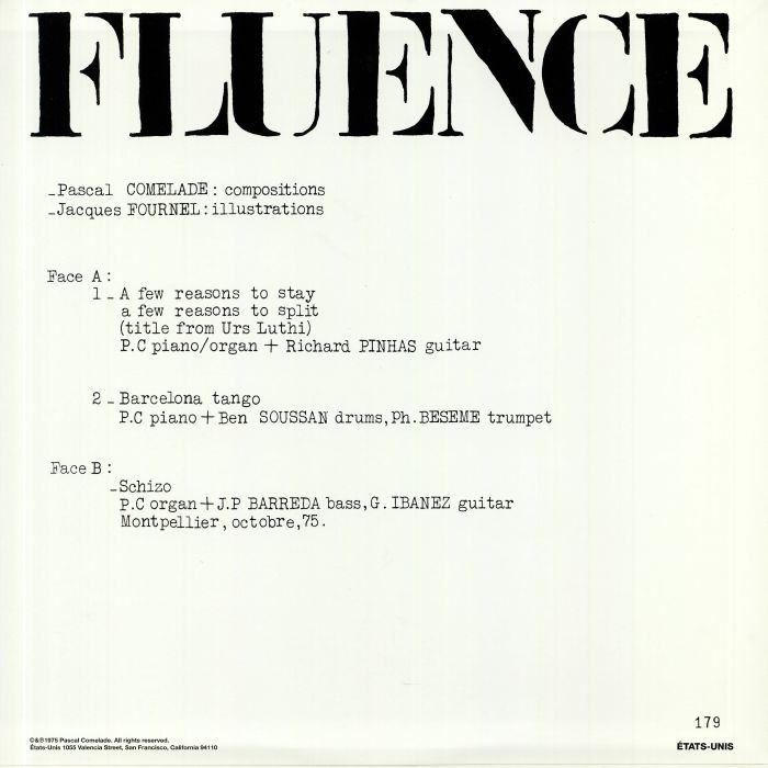 FLUENCE - Fluence (Record Store Day 2020) (reissue) (Record Store Day 2020)