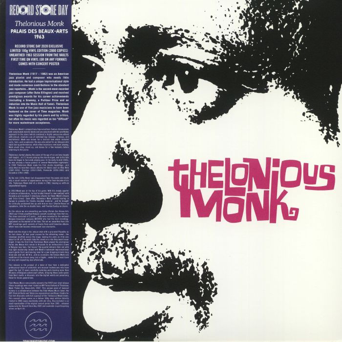 MONK, Thelonious - Palais Des Beaux Arts 1963 (Record Store Day 2020)