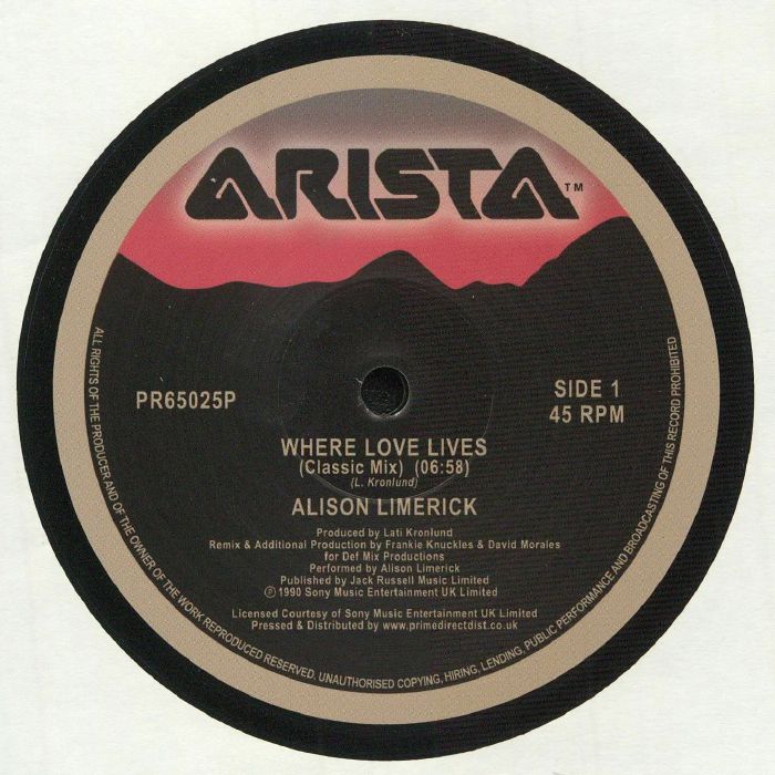 LIMERICK, Alison - Where Love Lives (30th Anniversary Edition) (remastered) (Record Store Day 2020)