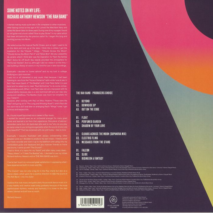 RAH BAND, The - Producers Choice (Record Store Day 2020)