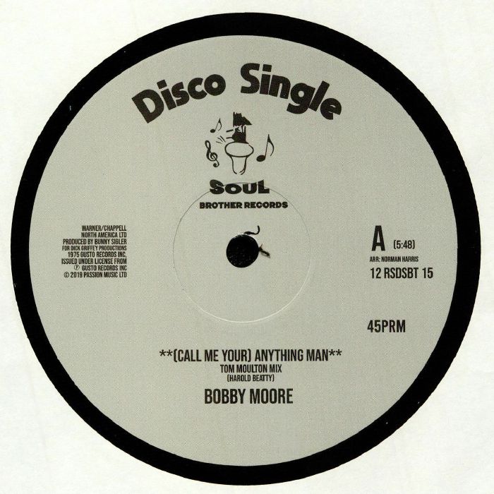 MOORE, Bobby/SWEET MUSIC - (Call Me Your) Anything Man (Record Store Day 2020)