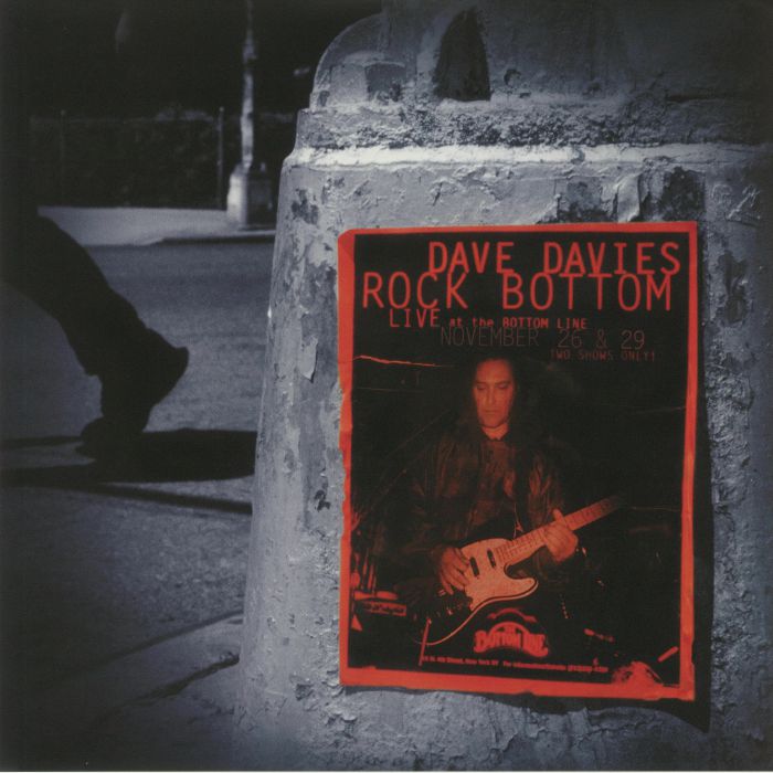 DAVIES, Dave - Rock Bottom: Live At The Bottom Line (20th Anniversay Edition) (Record Store Day 2020)
