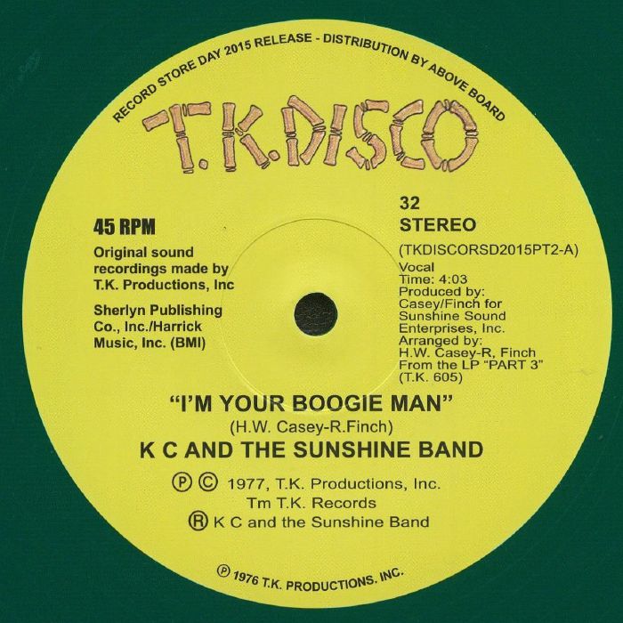 KC & THE SUNSHINE BAND - I'm Your Boogie Man (reissue)