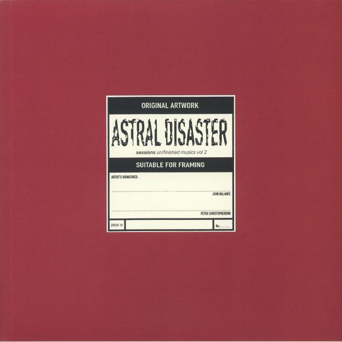 COIL - Astral Disaster Sessions: Un/Finished Musics Vol 2