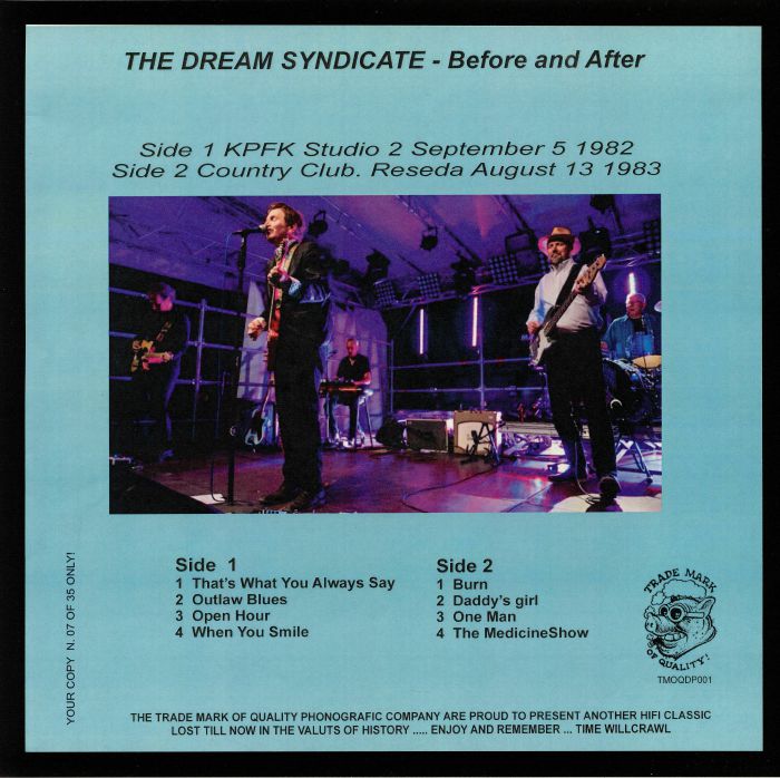 DREAM SYNDICATE, The - Before & After