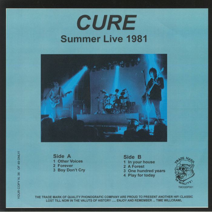 CURE - Summer Live 1981