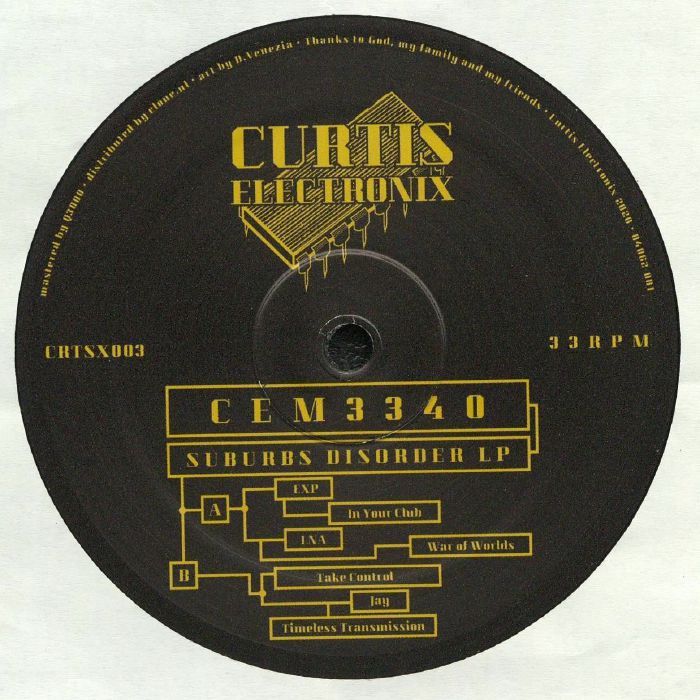 CEM3340 - Suburbs Disorder