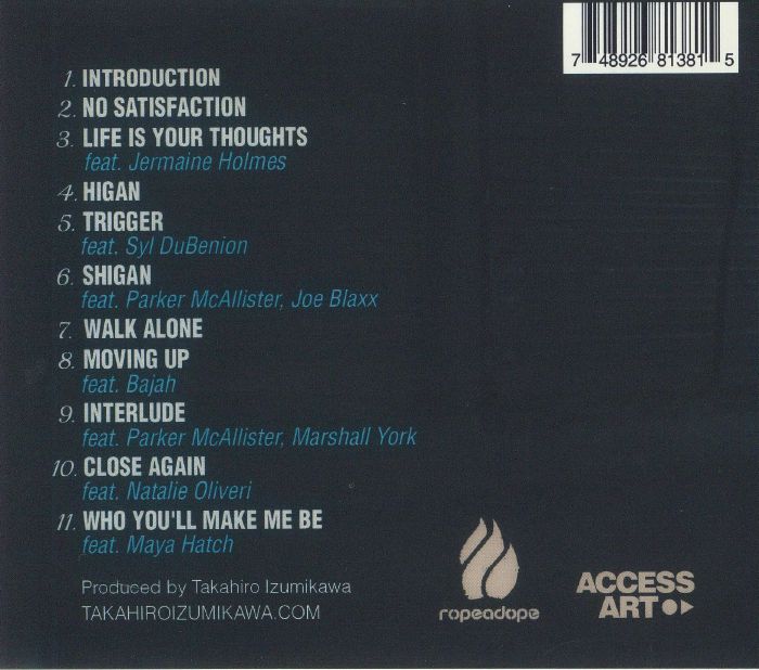 IZUMIKAWA, Takahiro - Life Is Your Thoughts